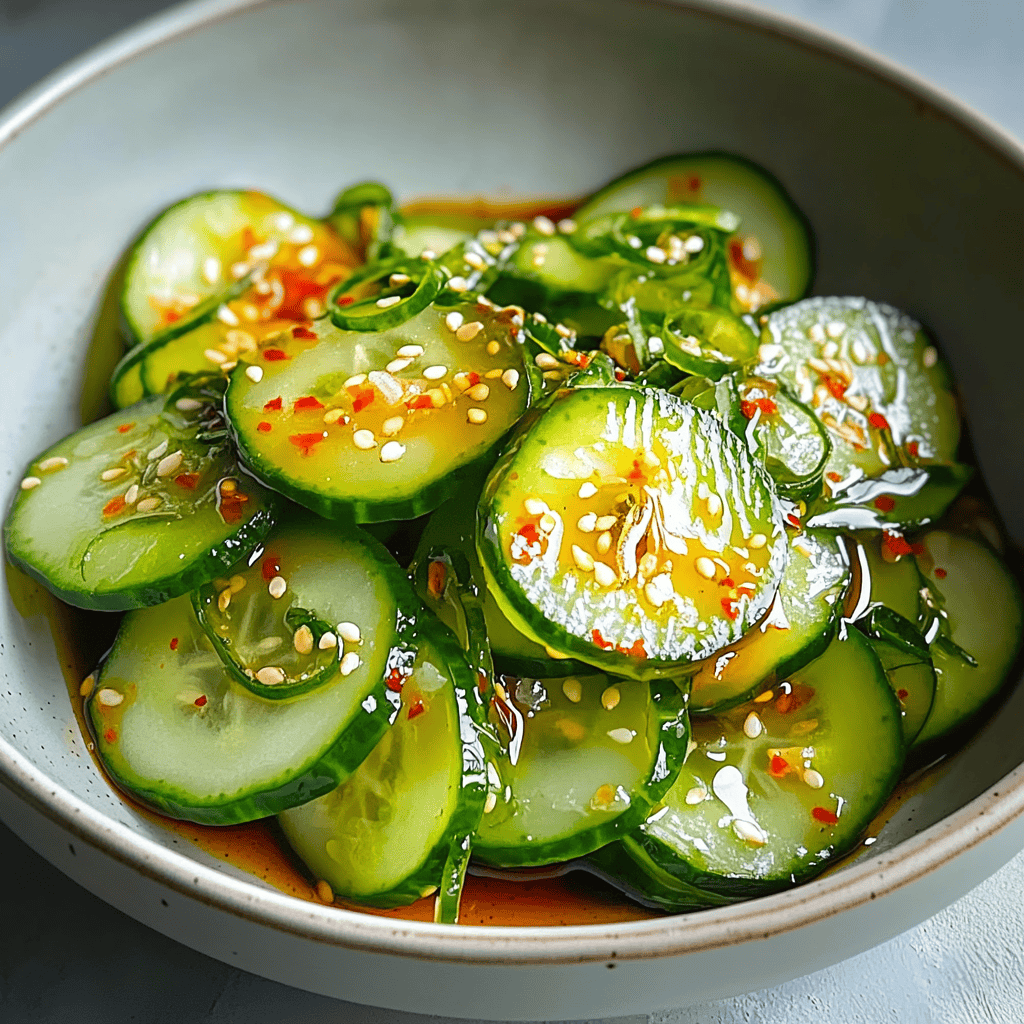 Easy Asian Cucumber Salad