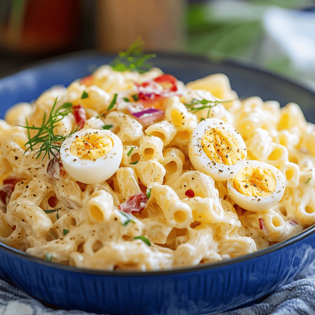 Deviled Egg Pasta Salad