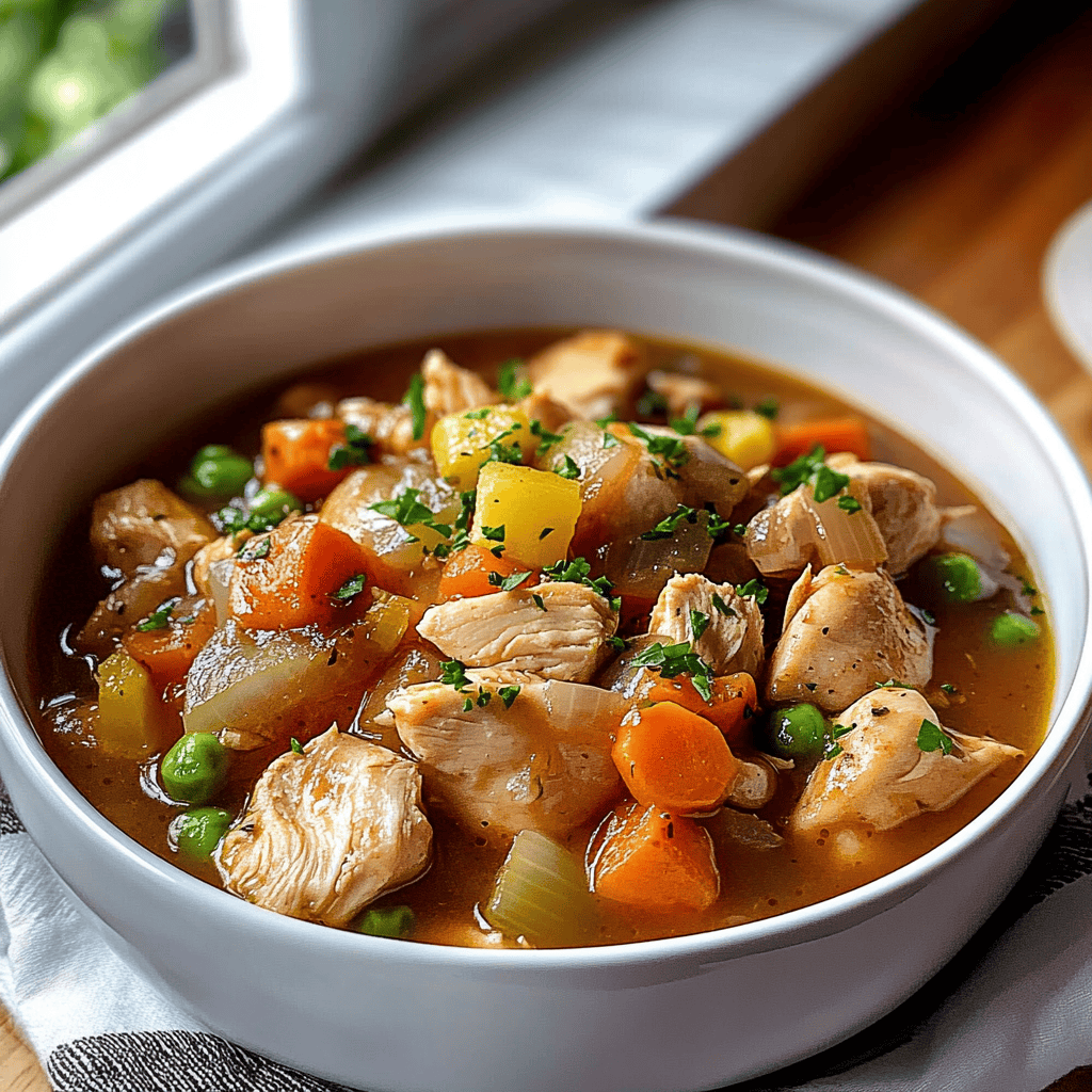 Slow Cooker Chicken Stew