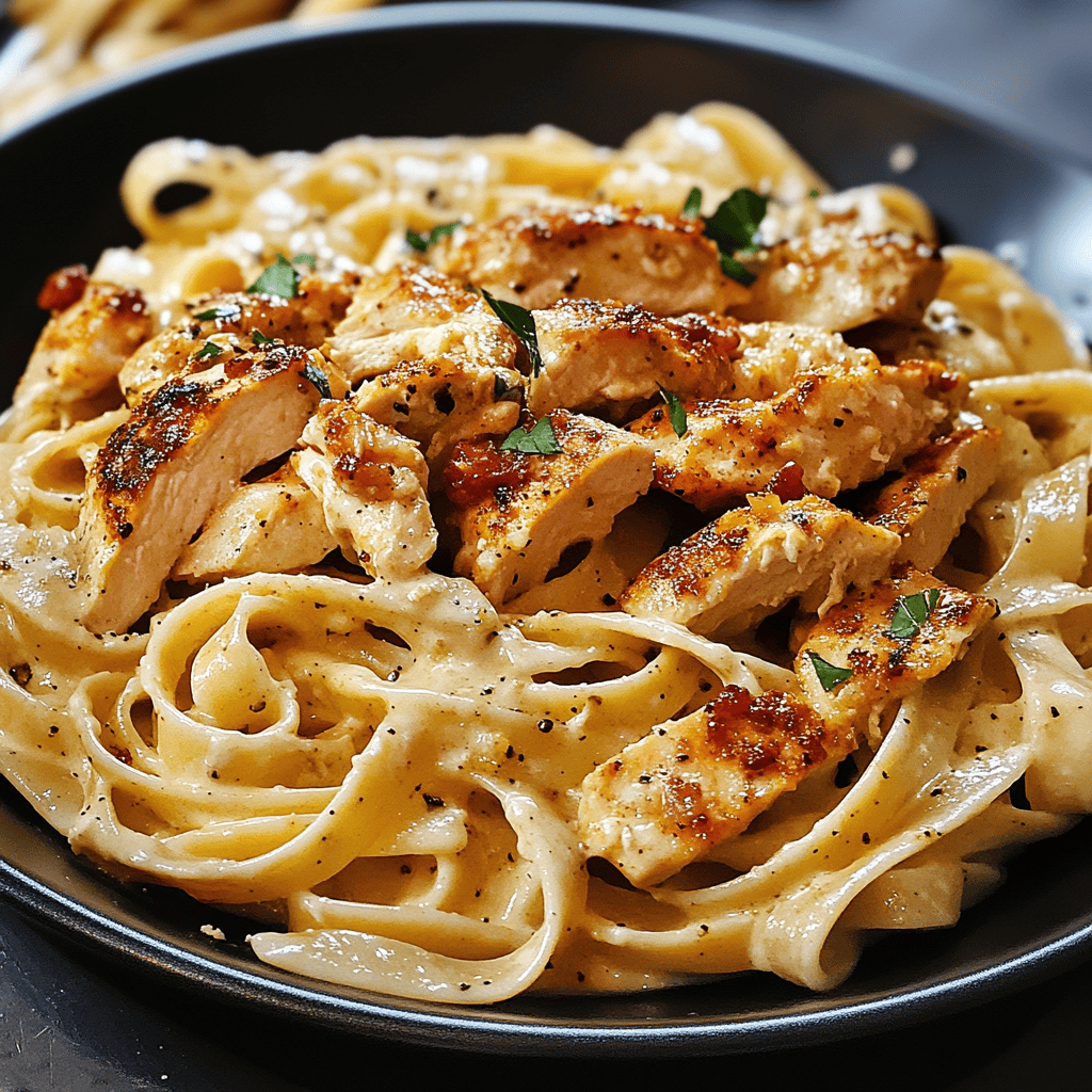 Cajun Chicken Fettuccine Alfredo
