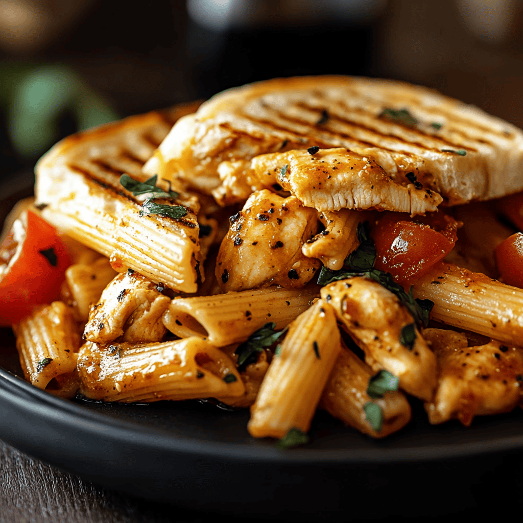 Best Honey Pepper Chicken Panini Pasta