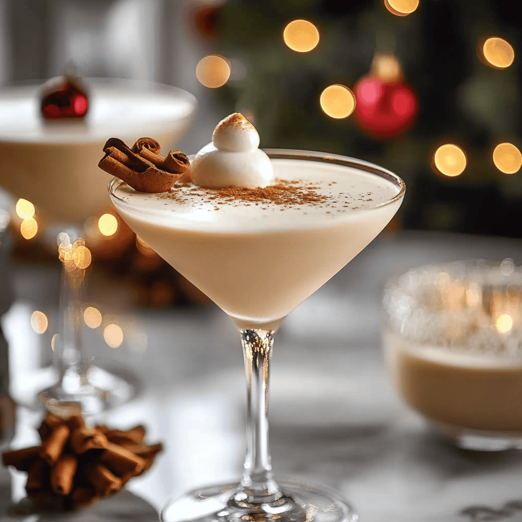 Indulge in a Creamy Holiday Cocktail Recipe