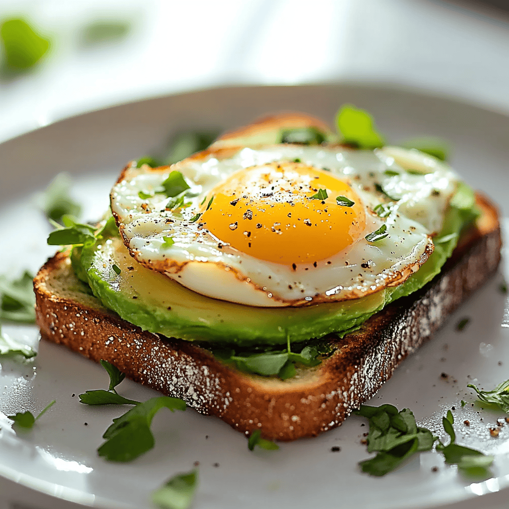 Quick and Easy Delicious Avocado Toast with Egg Recipe