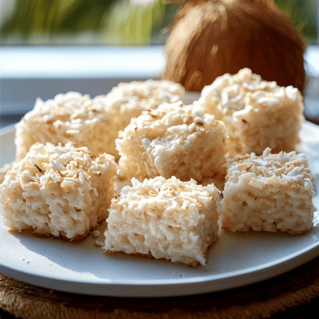 Delicious Coconut Lover’s Rice Krispy Treats Recipe