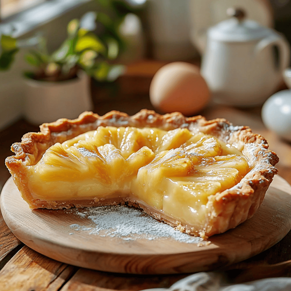 Fluffy Easter Pineapple Pie
