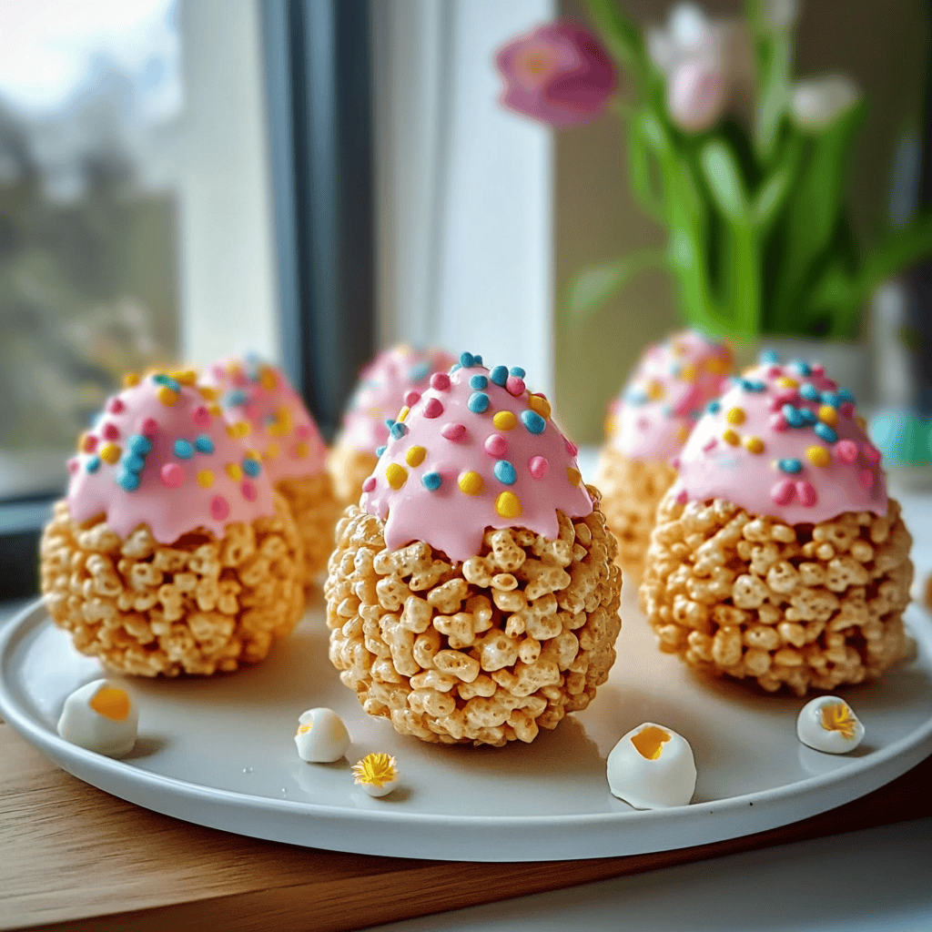 Easter Rice Krispies Eggs
