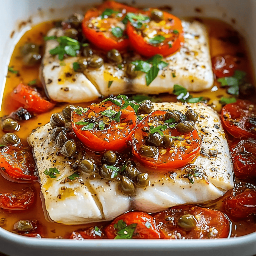 Mediterranean Tomato Caper Fish