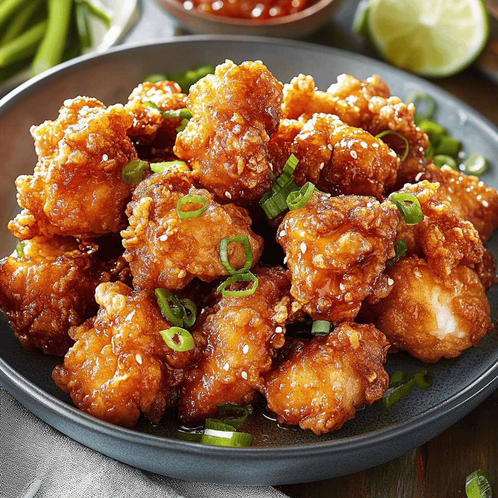 Delicious Hawaiian Garlic Fried Chicken Recipe