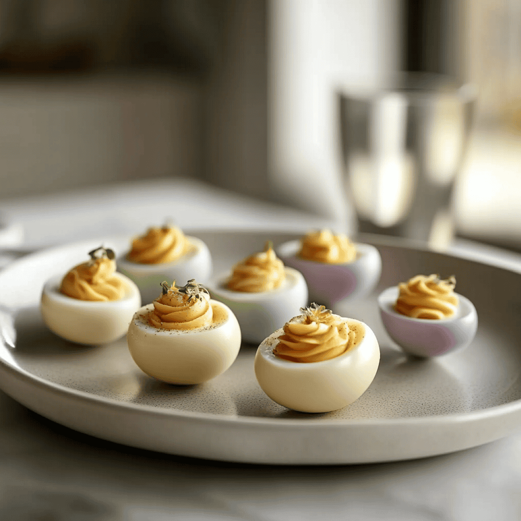 Easter Deviled Eggs
