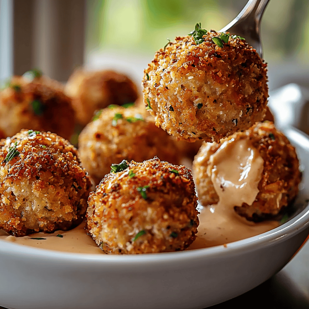 Delicious Baked Boudin Balls Recipe