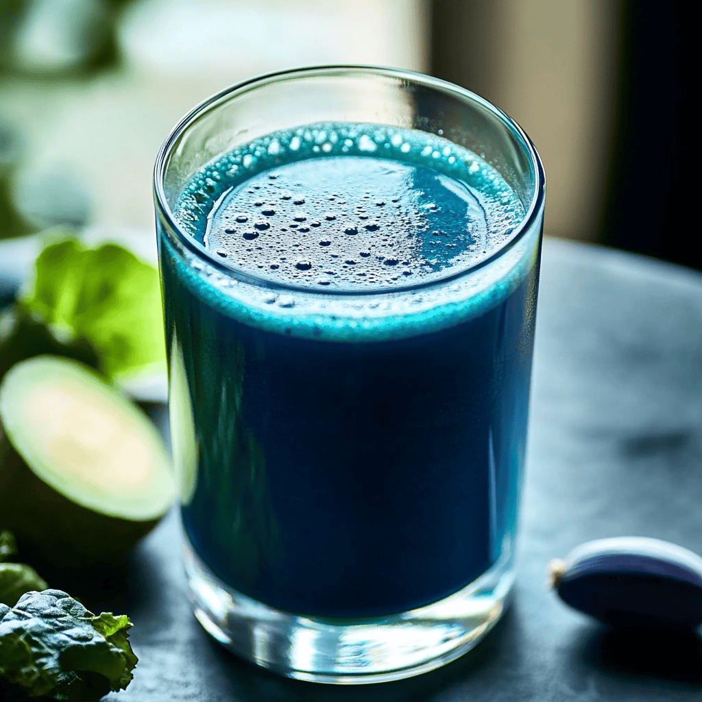 Refreshing Blue Spirulina Juice Recipe