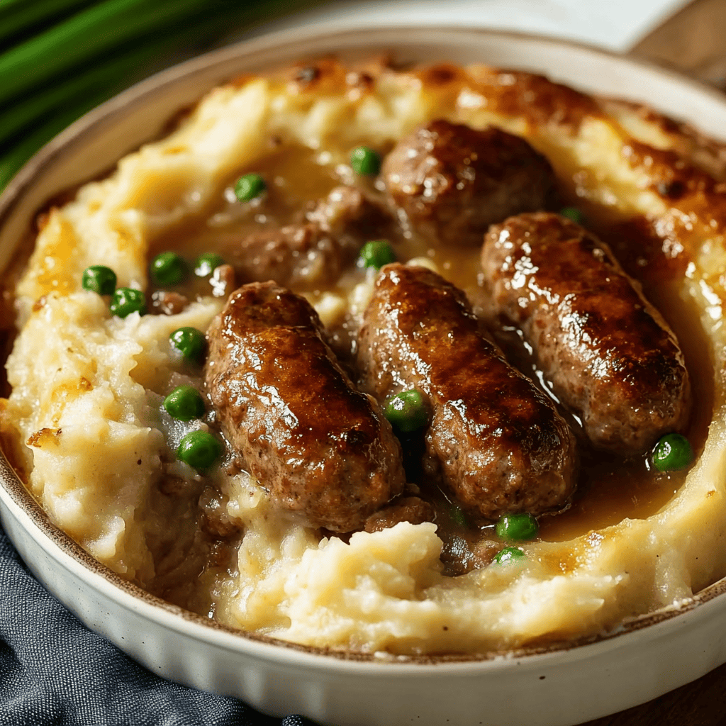 Sausage and Mash Pie