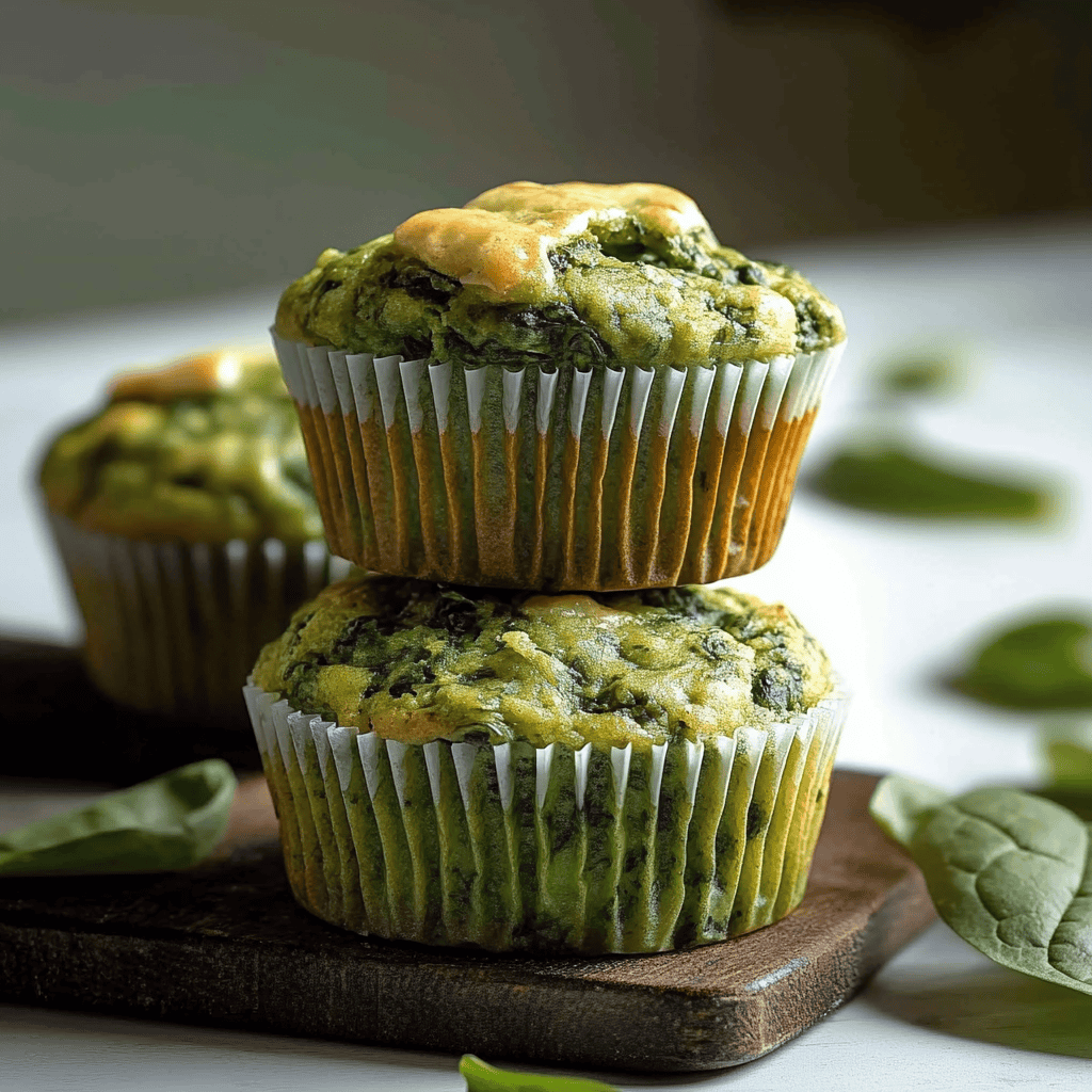 Deliciously Moist Spinach Muffins Recipe