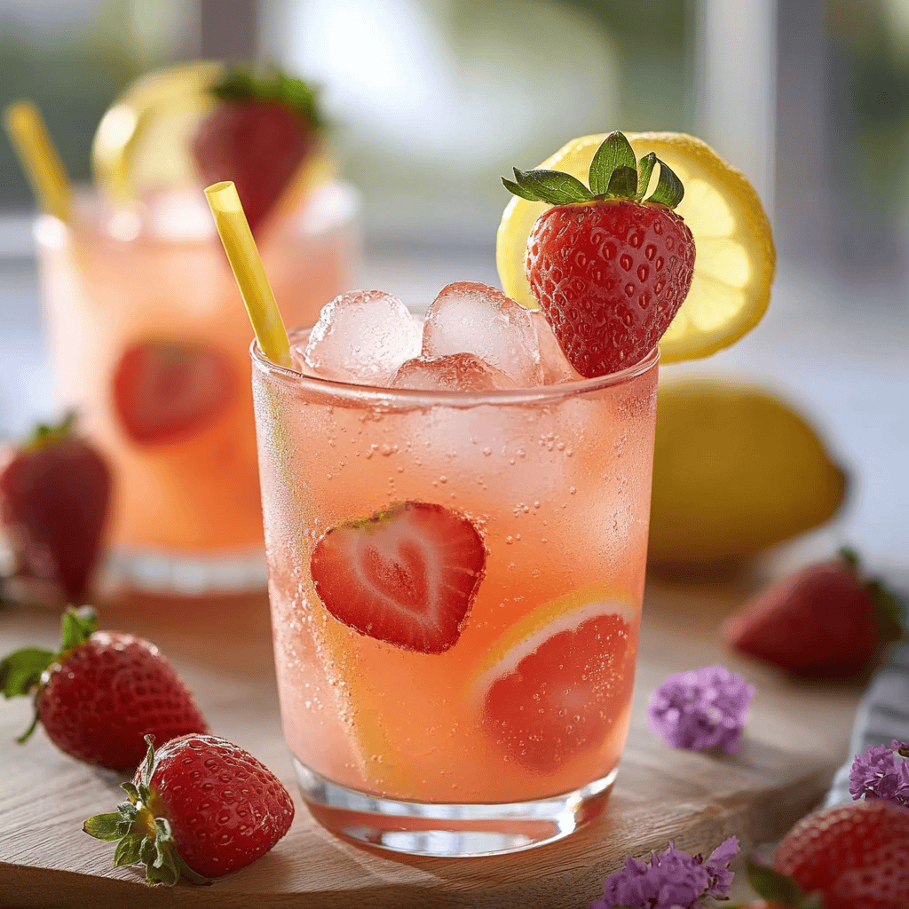 Strawberry Lemonade Cocktail