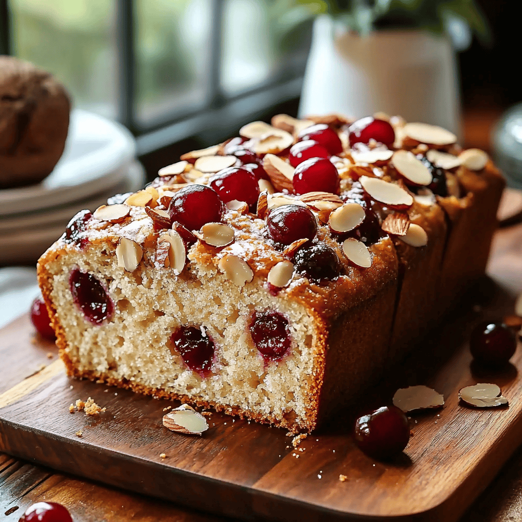 Easy Almond Cherry Bread
