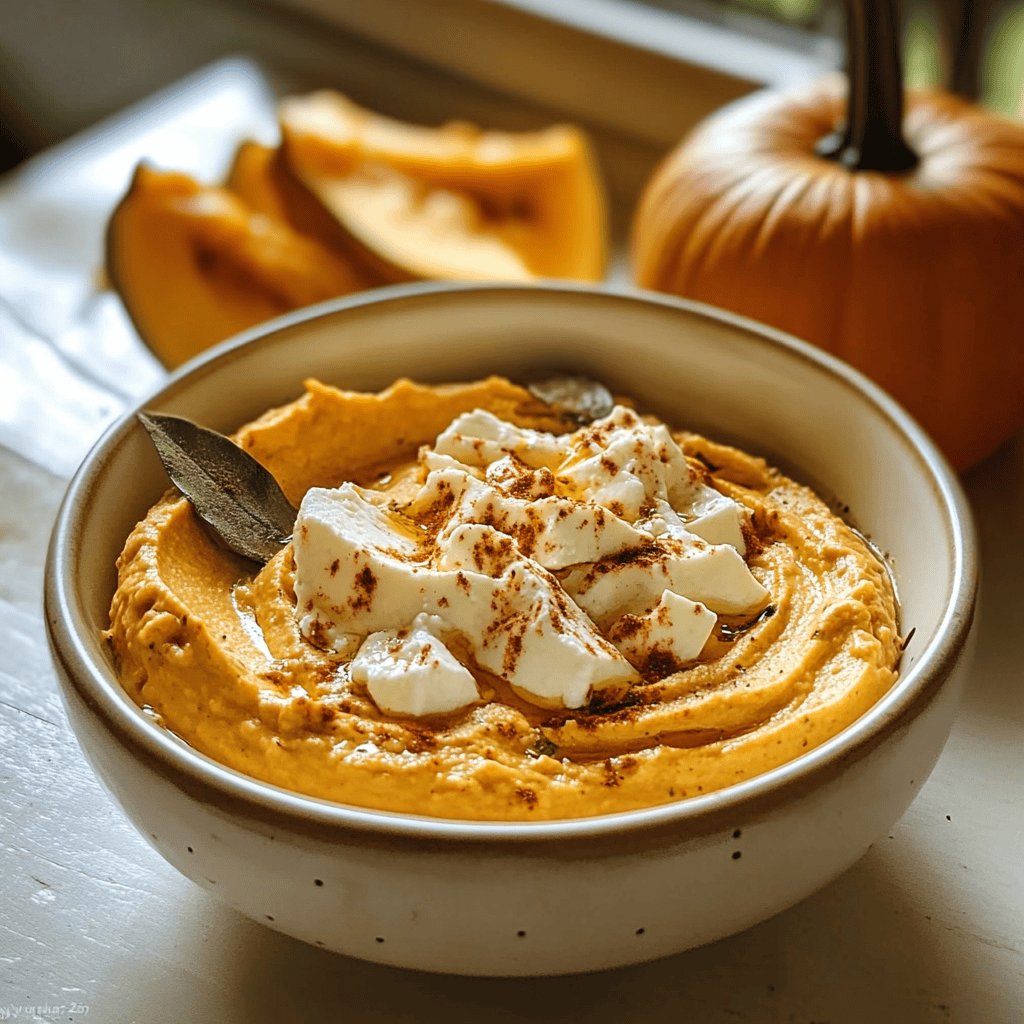 Creamy Pumpkin Whipped Feta Dip Recipe