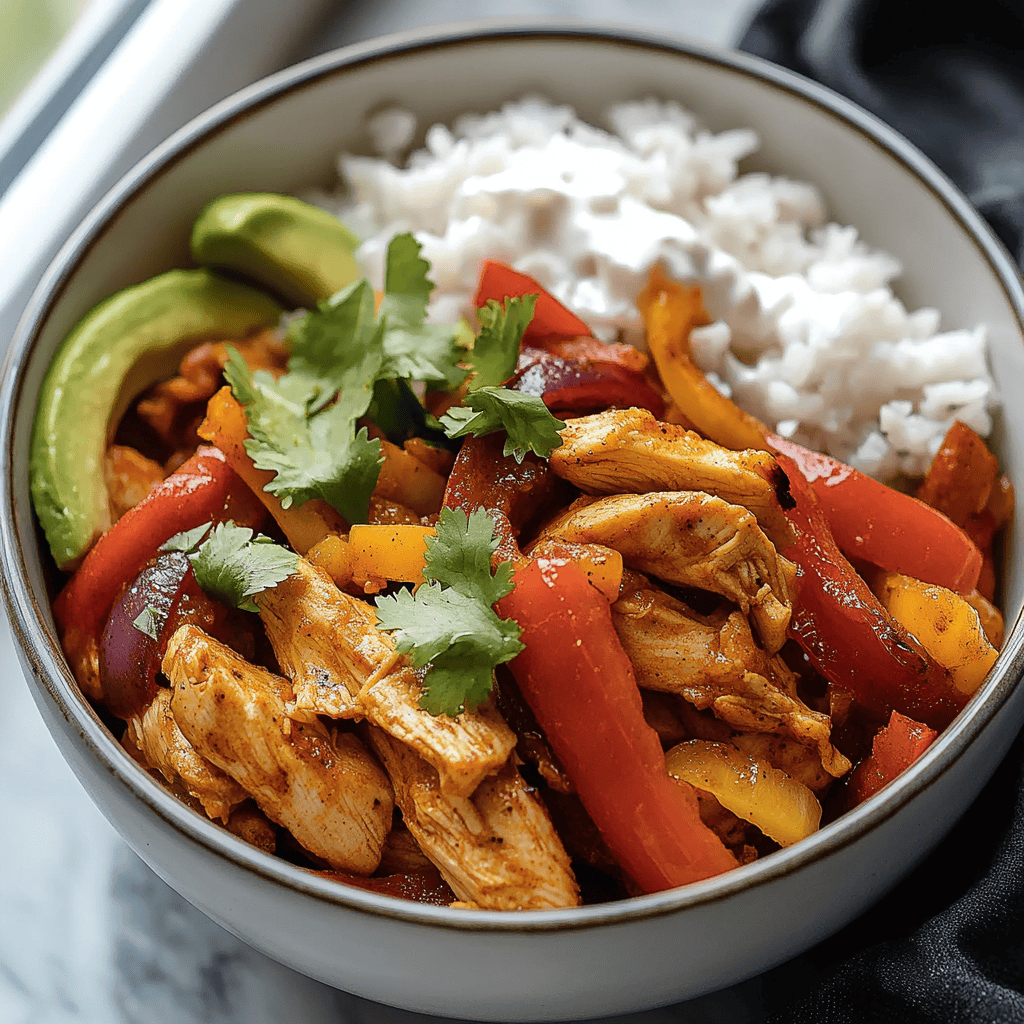 Delicious Chicken Fajita Bowl Recipe for a Quick Meal