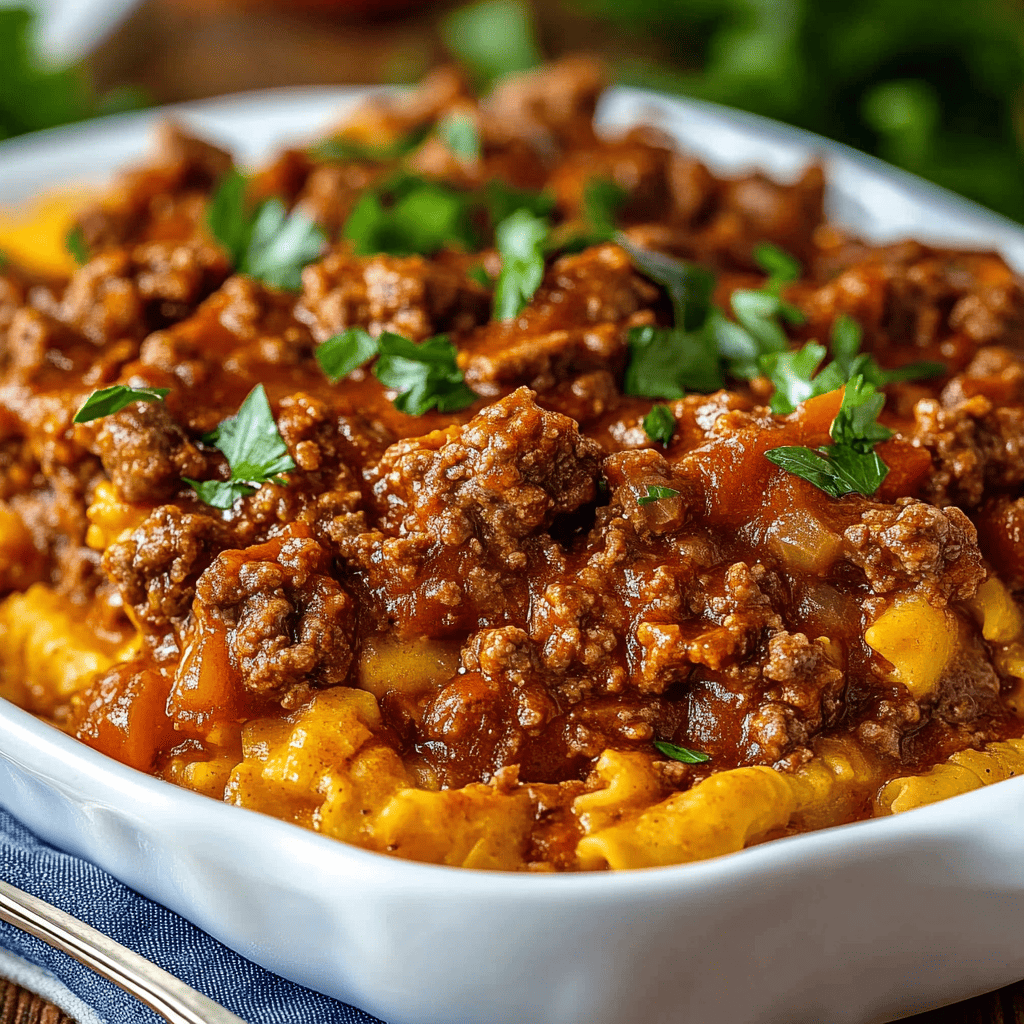 Sloppy Joe Casserole