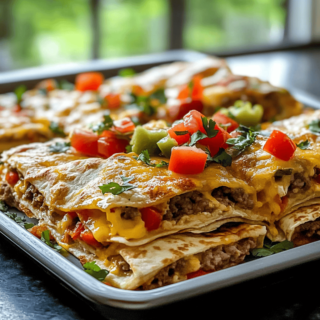 Sheet Pan Breakfast Burritos