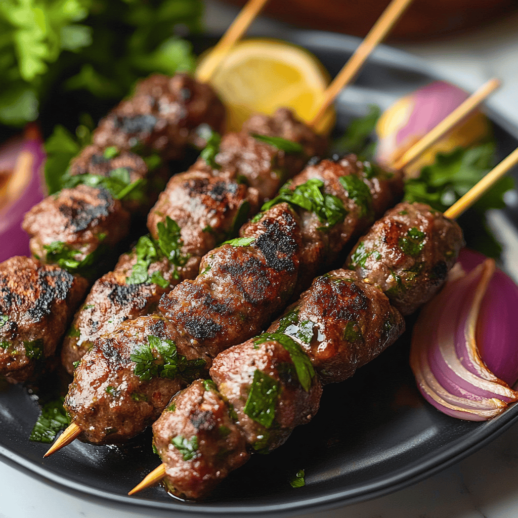 Lebanese Kafta Kebabs
