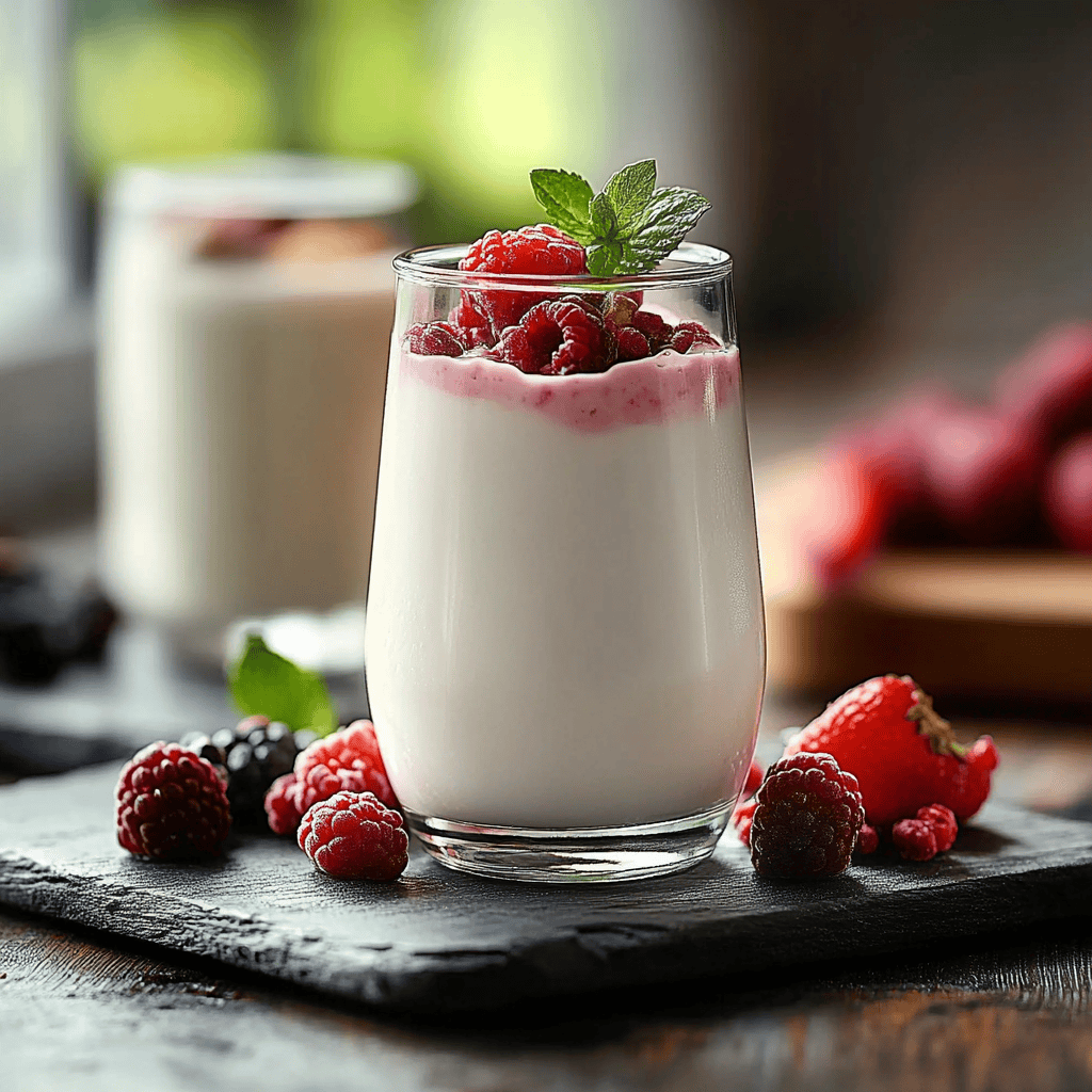 Easy Homemade Drinkable Yogurt Recipe