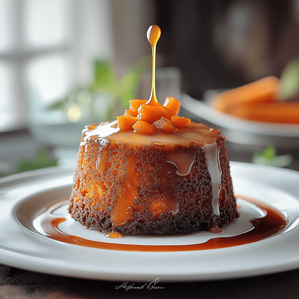 Delicious Steamed Carrot Pudding Cake Recipe