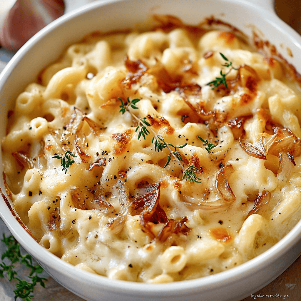 The Ultimate French Onion Mac and Cheese Recipe