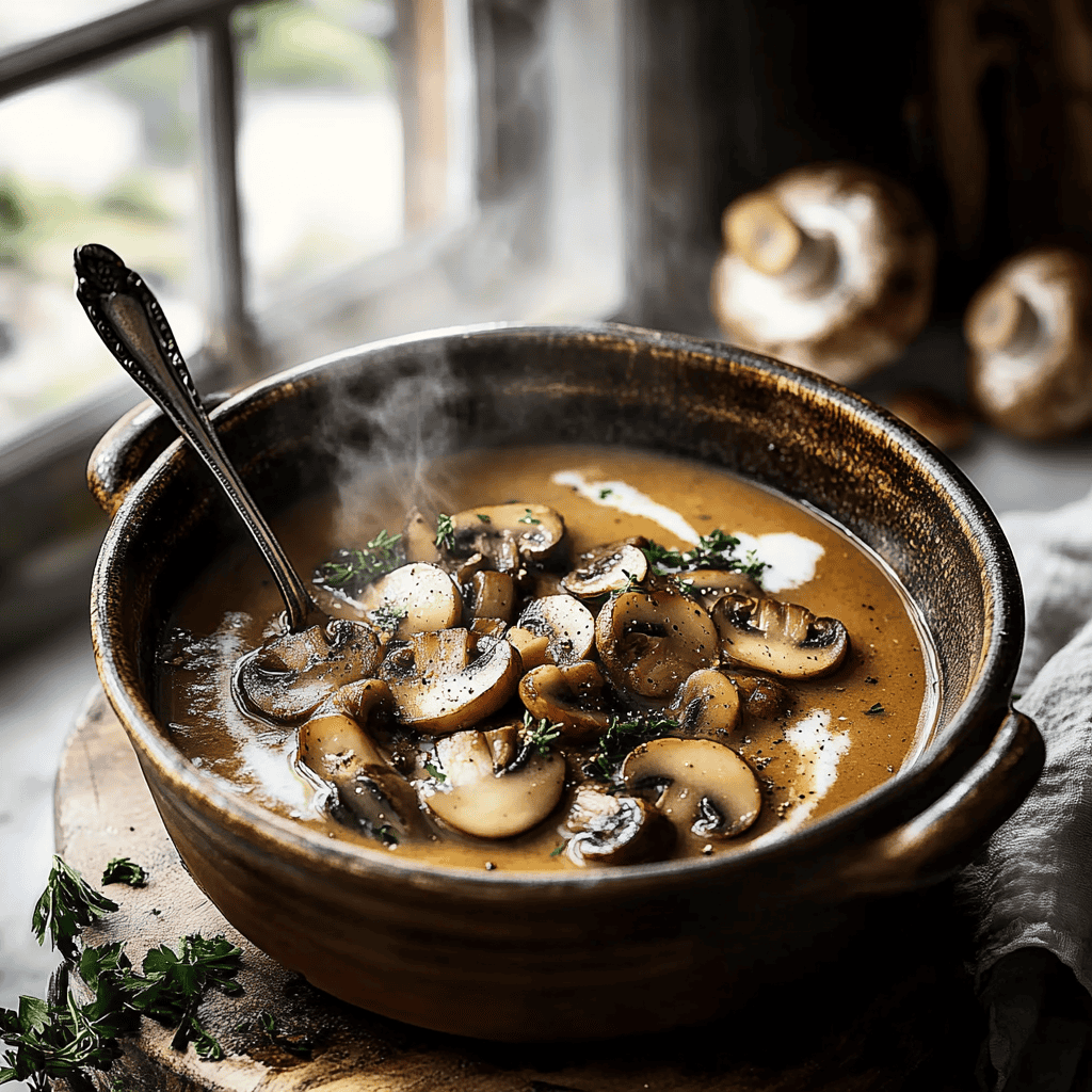 Easy Mushroom Soup Recipe