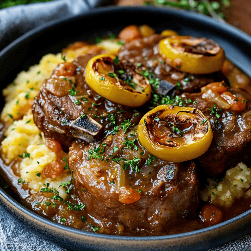 Ossobucco alla Milanese (Braised Veal Shanks)