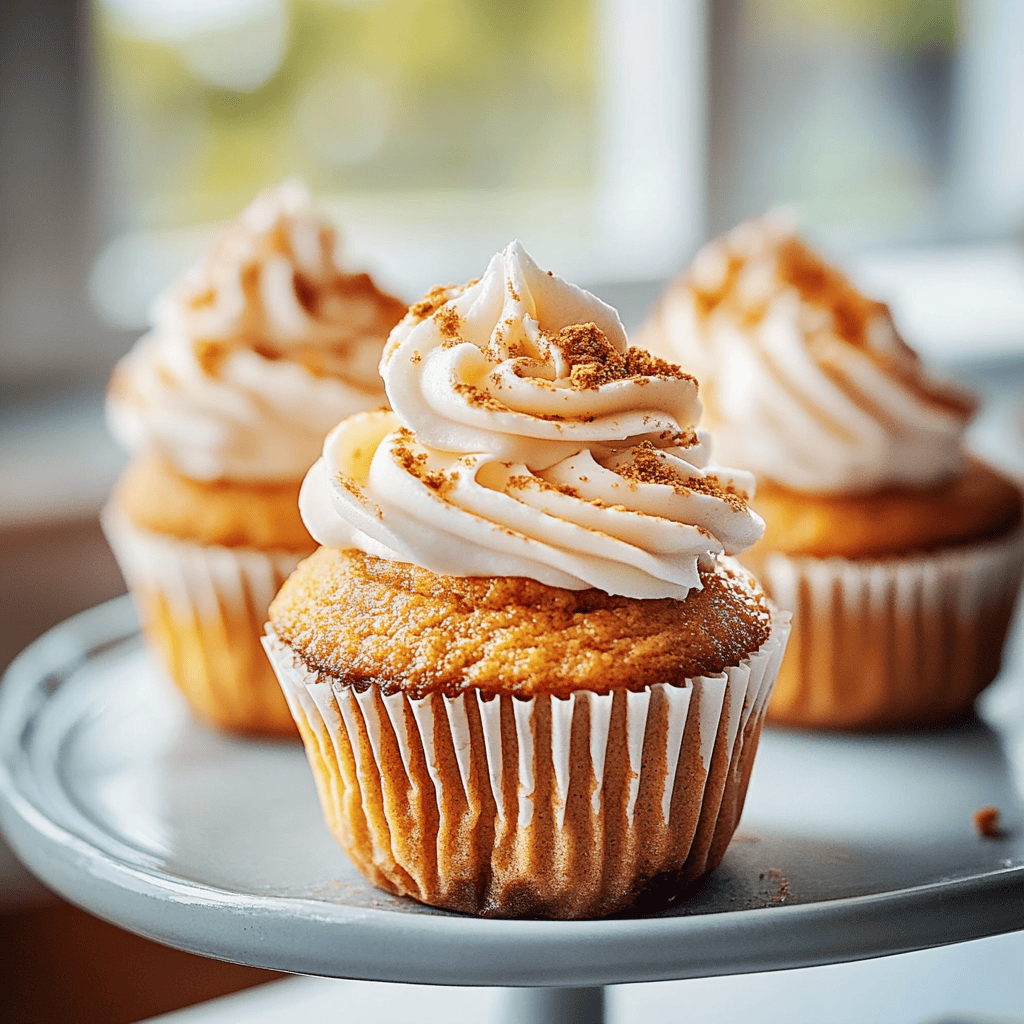 Sweet Potato Pie Cupcakes