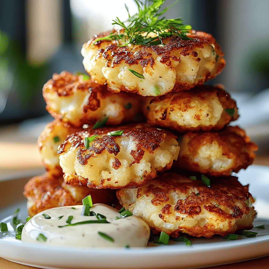 Cauliflower Fritters