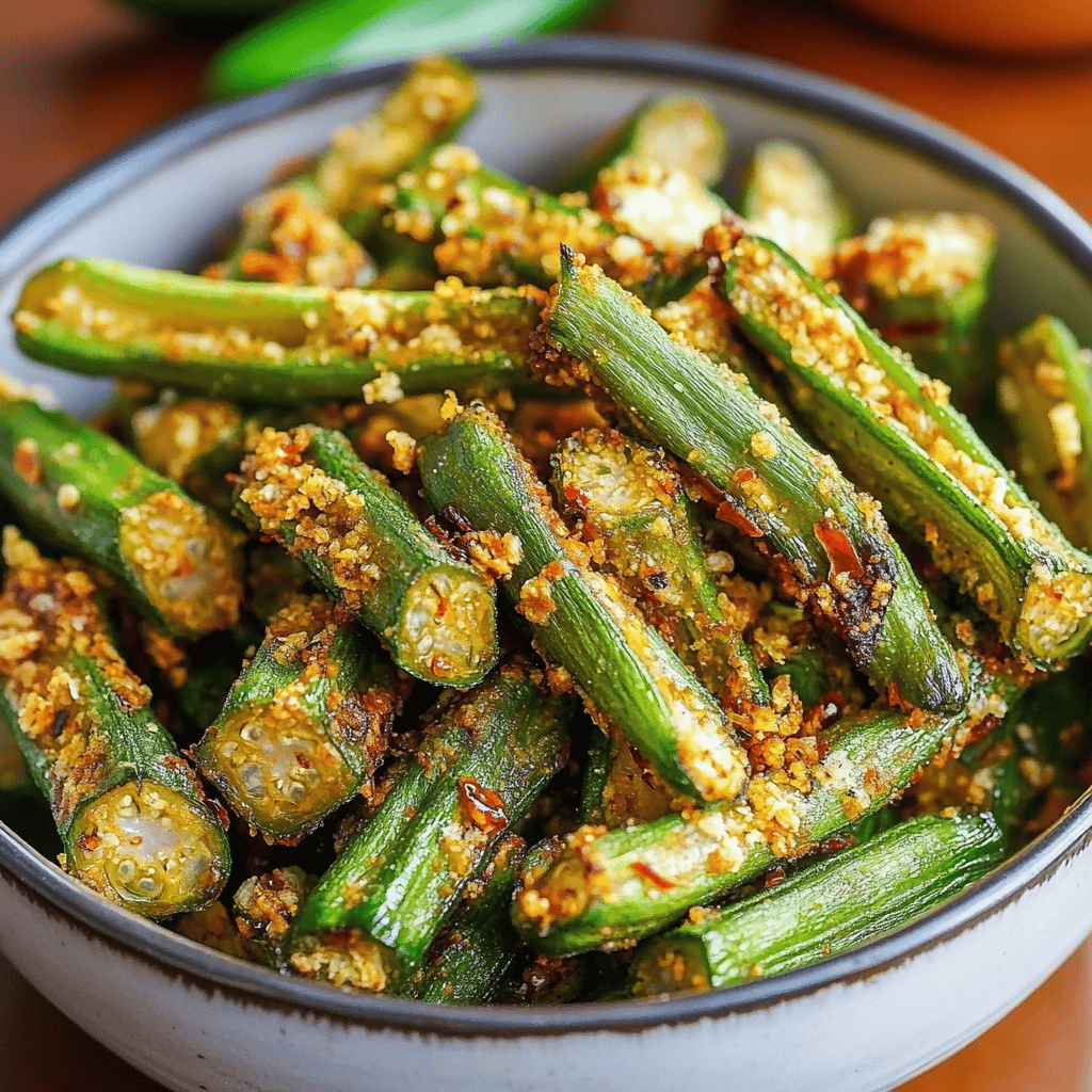 crispy air fryer okra