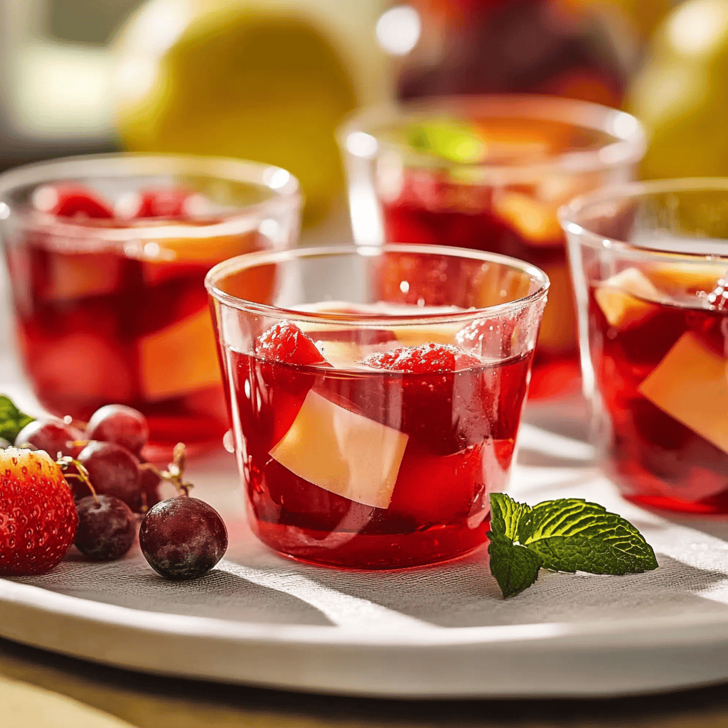 Delicious Sangria Jello Shots Recipe