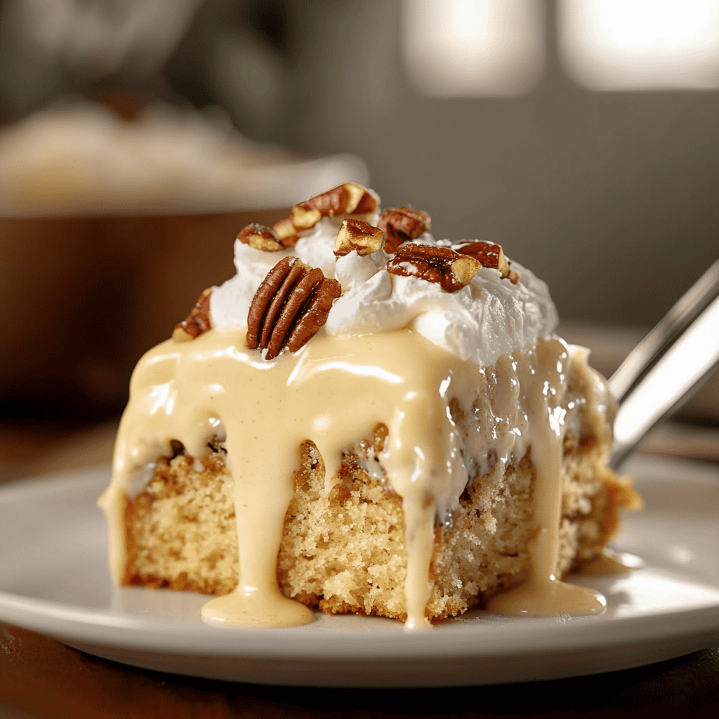 Decadent Butter Pecan Tres Leches Cake Recipe