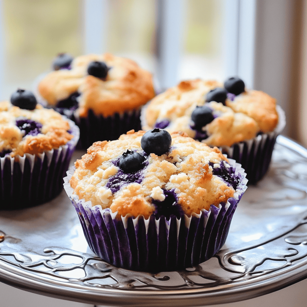 Delicious Blueberry Cottage Cheese Muffins Recipe