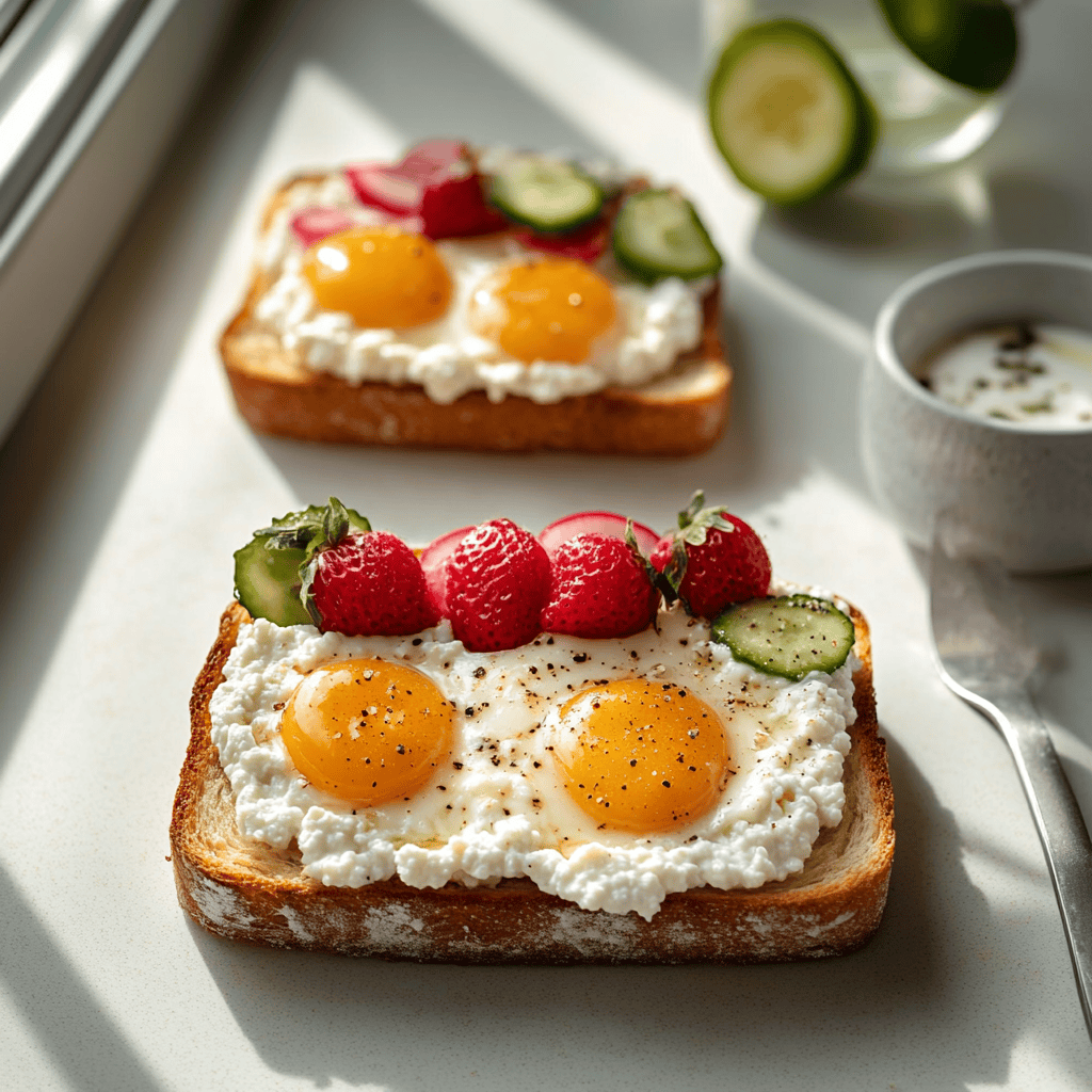 Delicious Cottage Cheese Breakfast Toast Recipe