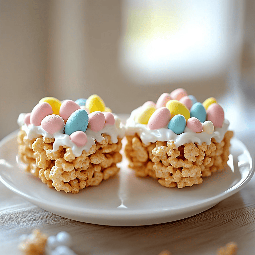 Easy Krispies Easter Egg Nests Recipe
