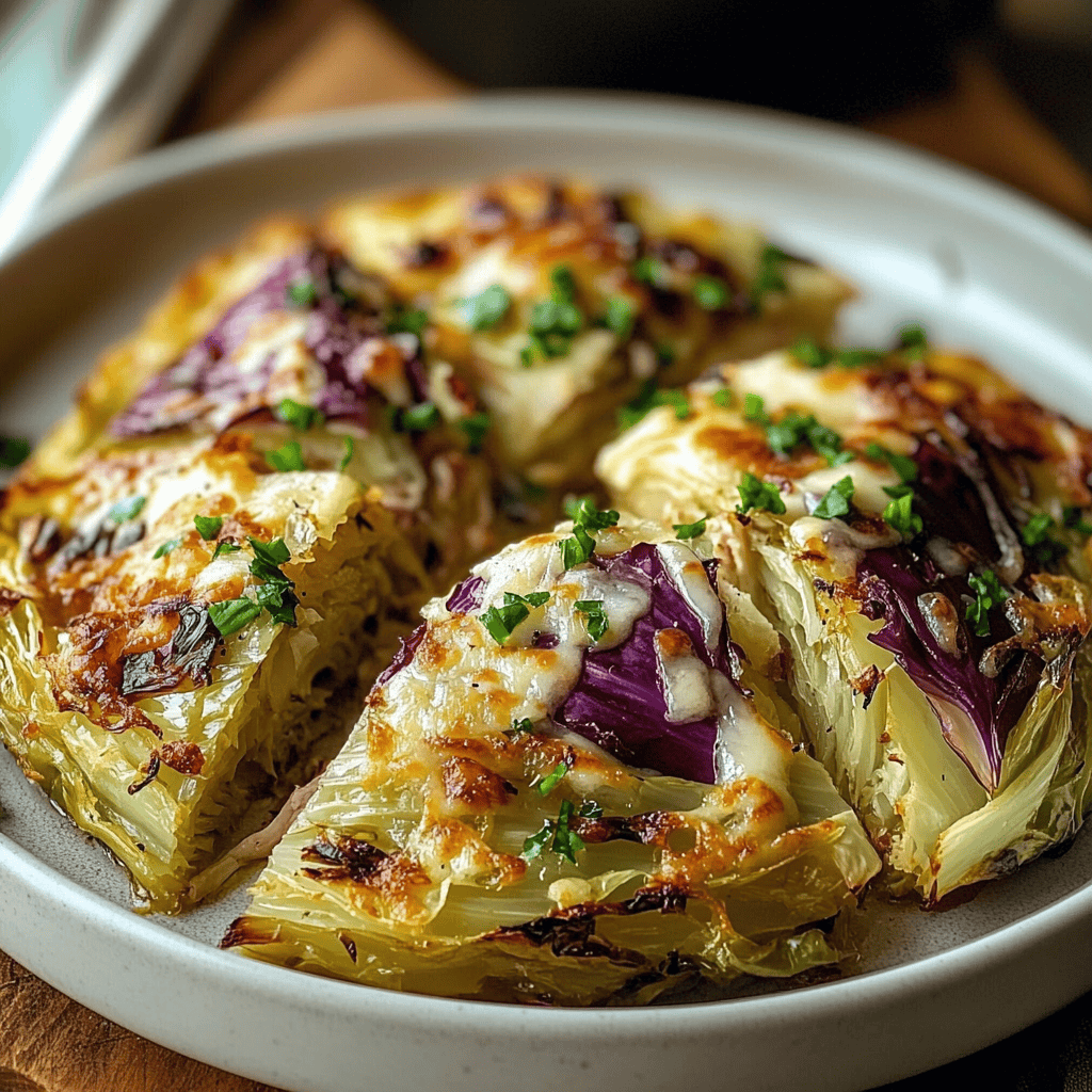 Roasted Cabbage Dinner