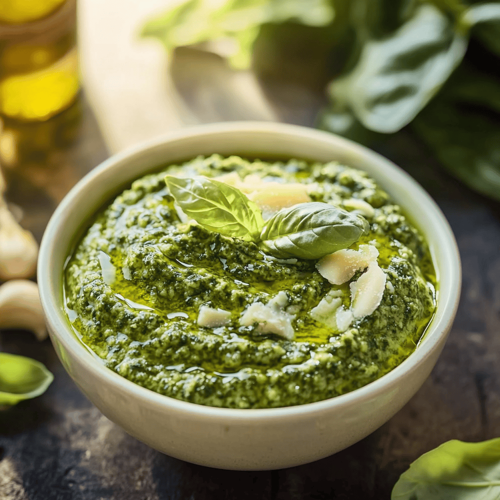 Easy Homemade Pesto Sauce Recipe