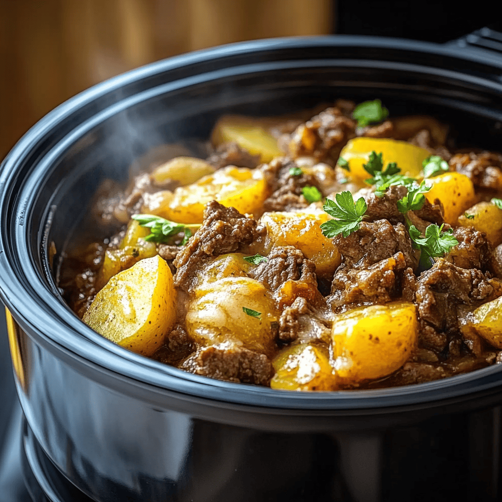 Beef Potato Slow Cooker
