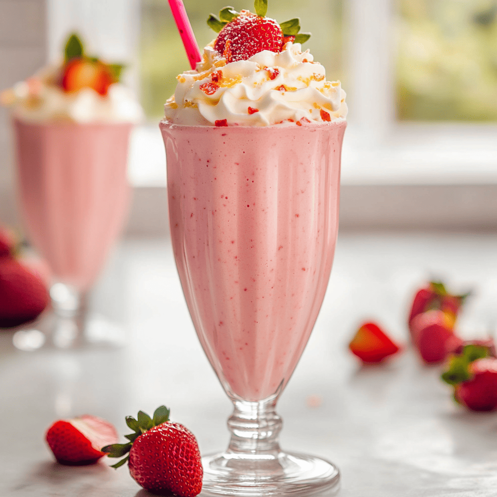 Creamy Strawberry Milkshake Recipe for Refreshing Delight