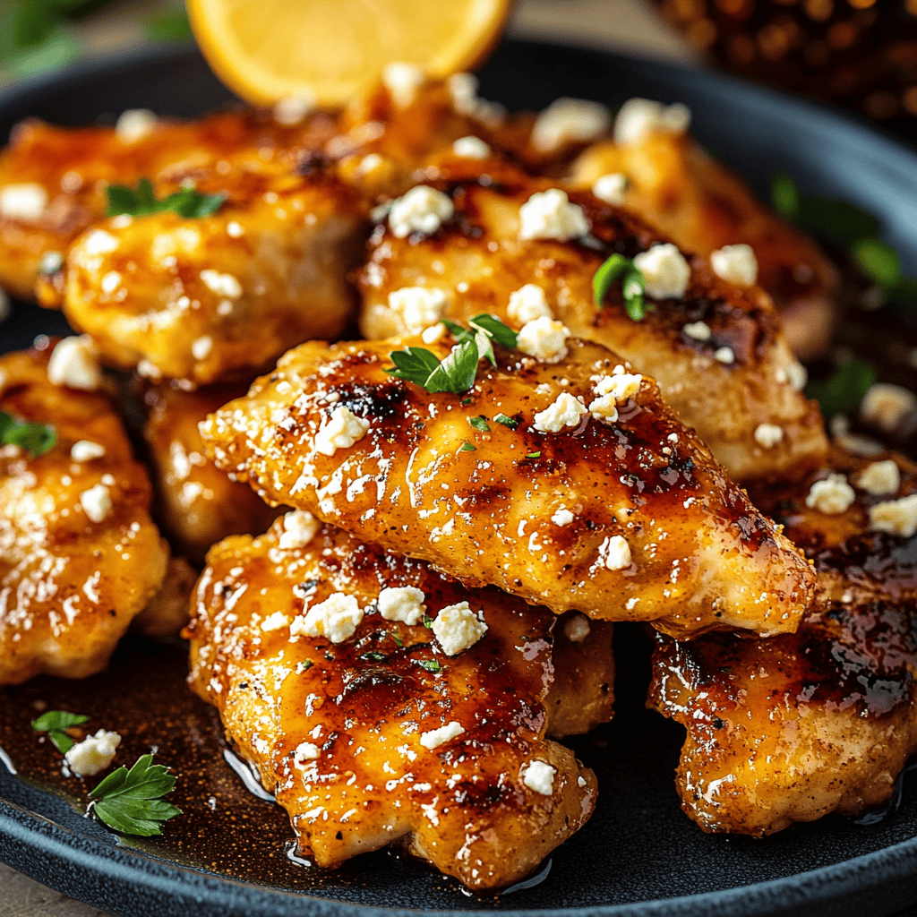 Crispy Hot Honey Feta Chicken Recipe