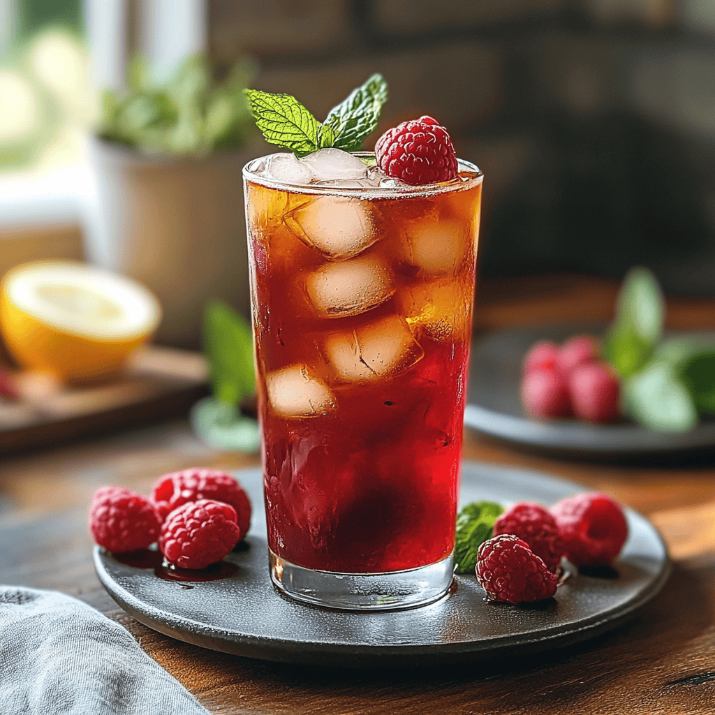Refreshing Earl Grey Raspberry Iced Tea Recipe