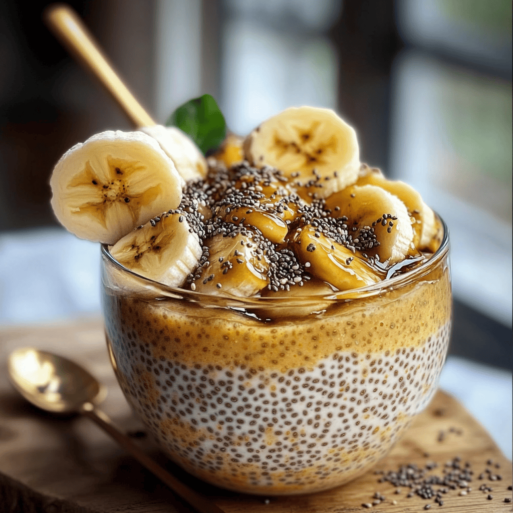 Easy Caramelized Banana Chia Pudding Recipe