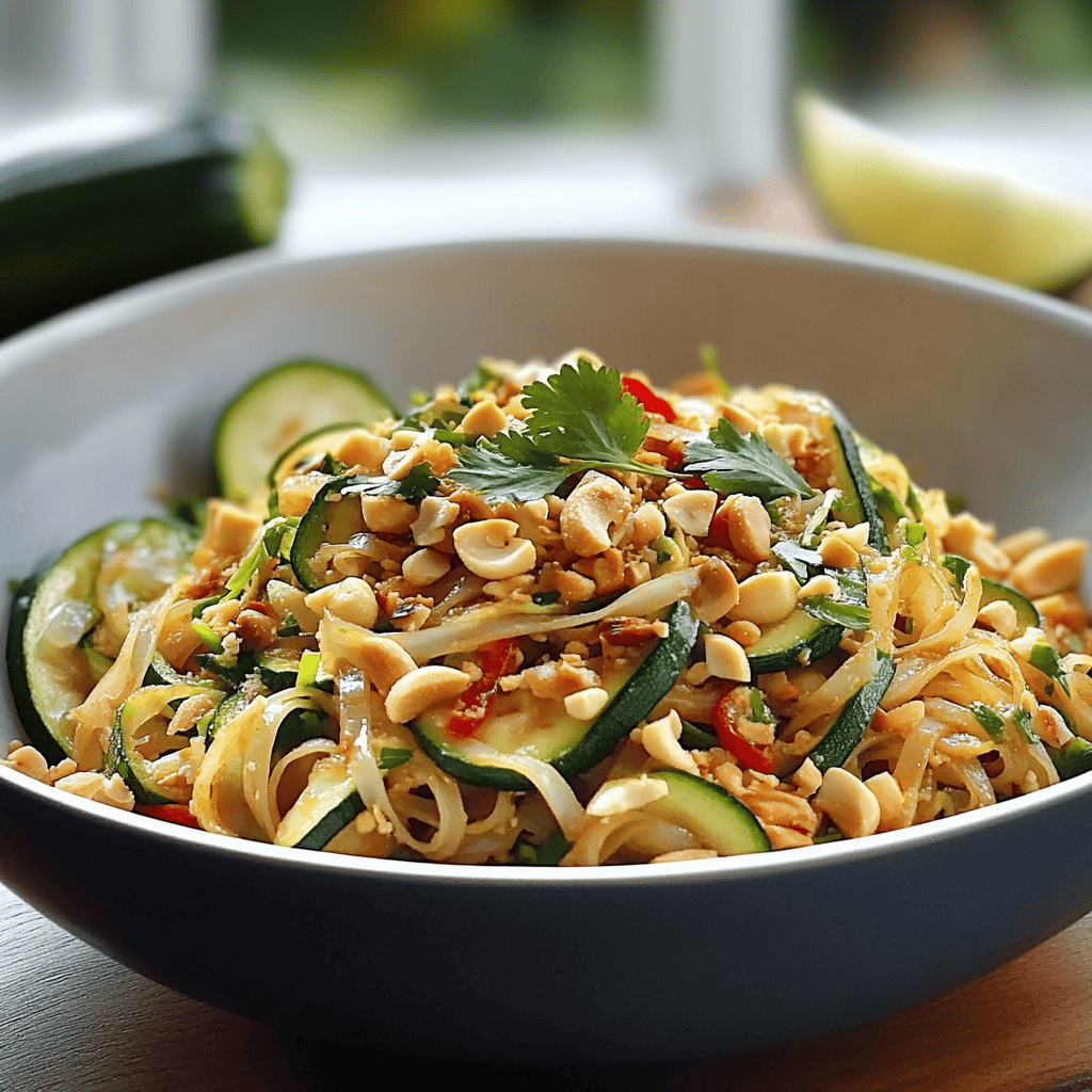 Zucchini Pad Thai