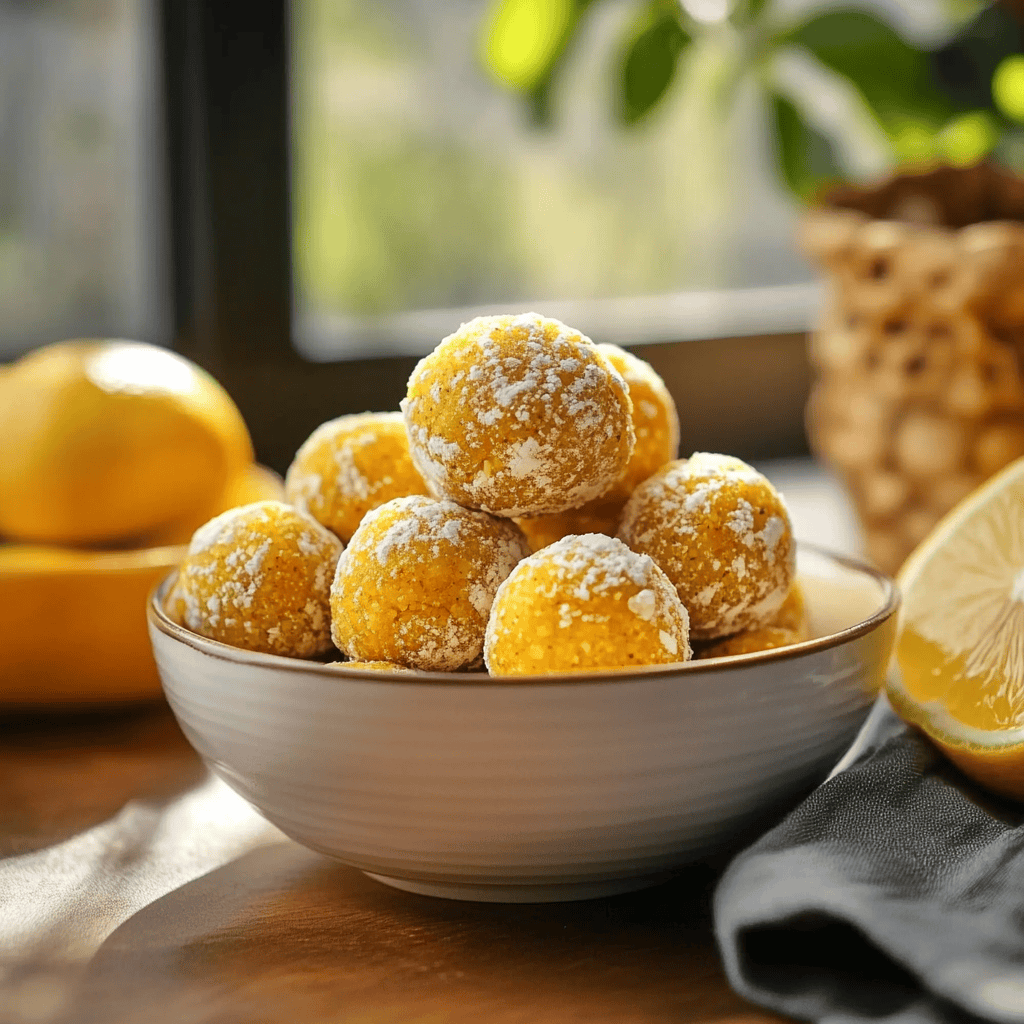 Delicious Lemon Turmeric Balls Recipe