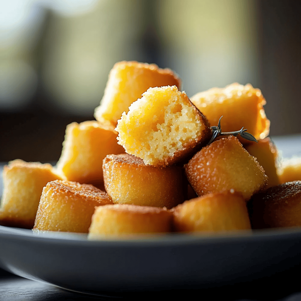 Southern Honey Butter Cornbread Poppers Recipe