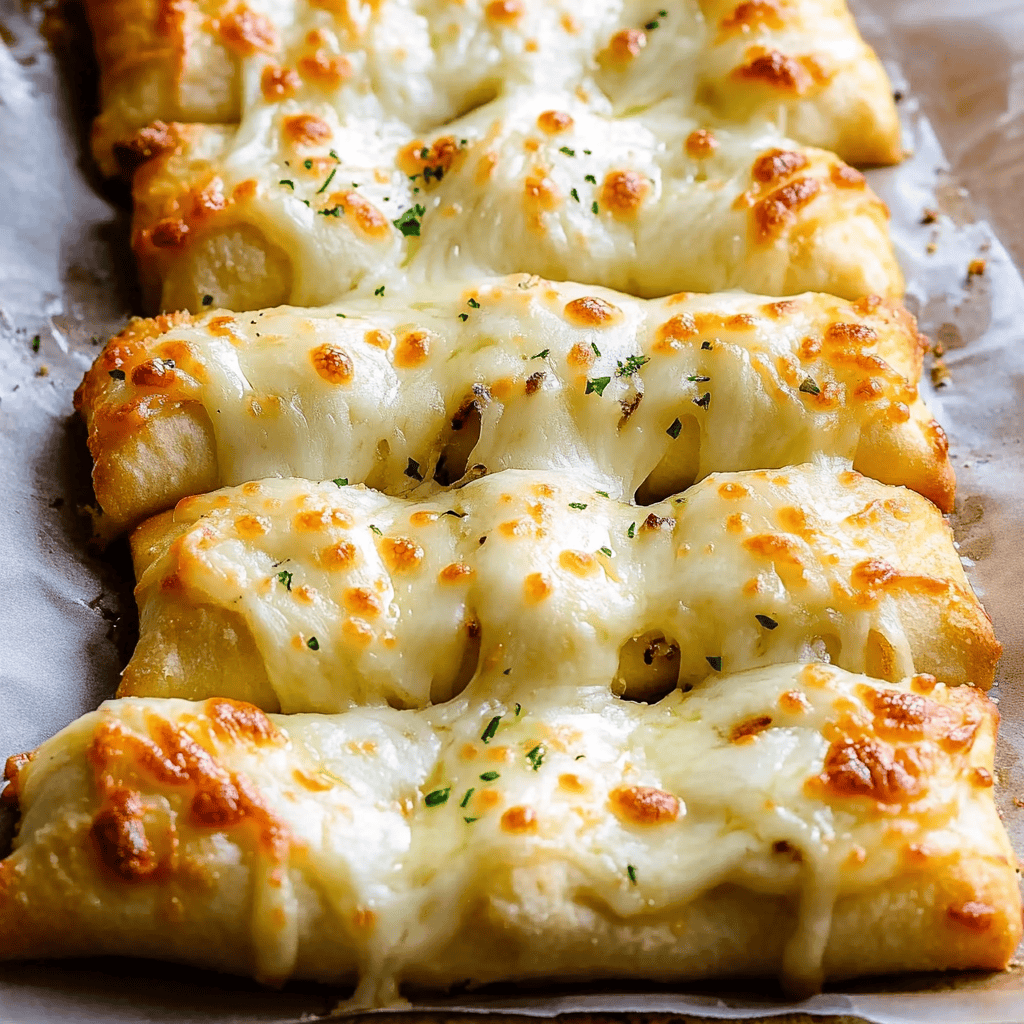 Easy Cheesy Garlic Breadsticks Recipe