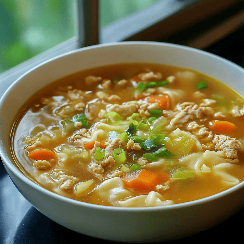 Easy Egg Roll Soup Recipe