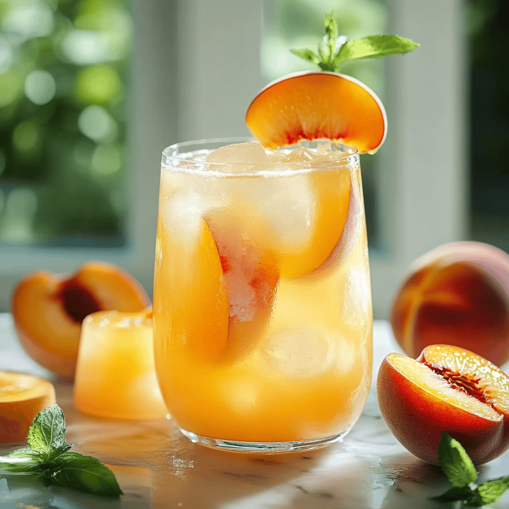 Peach Lemonade Delight